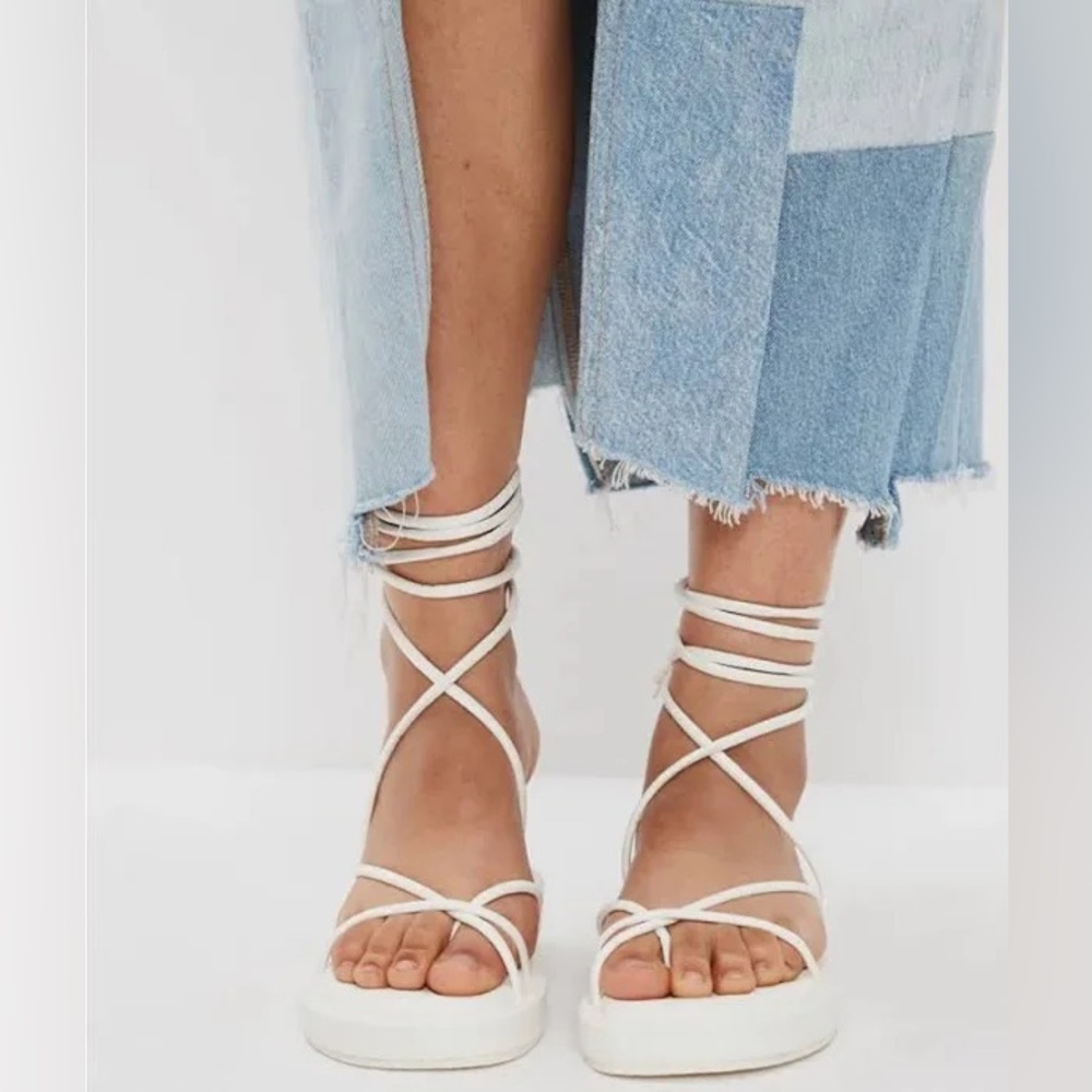 AE Platform Lace-Up Sandal